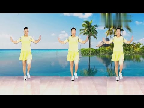 時尚網紅步子舞《漂洋過海來看你》舞姿優美時尚，音樂好聽動感！ 【紅豆廣場舞】时尚网红步子舞漂洋过海来看你舞姿优美时尚音乐好听动感