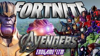 Marvel Heroes vs Thanos in Fortnite Avengers Endgame LTM
