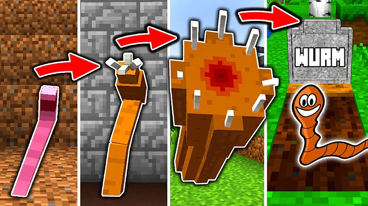 WURM LEBENSZYKLUS in Minecraft - Vom MINI zum MUTANT