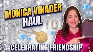 MONICA VINADER DIAMOND JEWELRY HAUL 💎 Dripping in Diamonds with My Besties |  Camochica