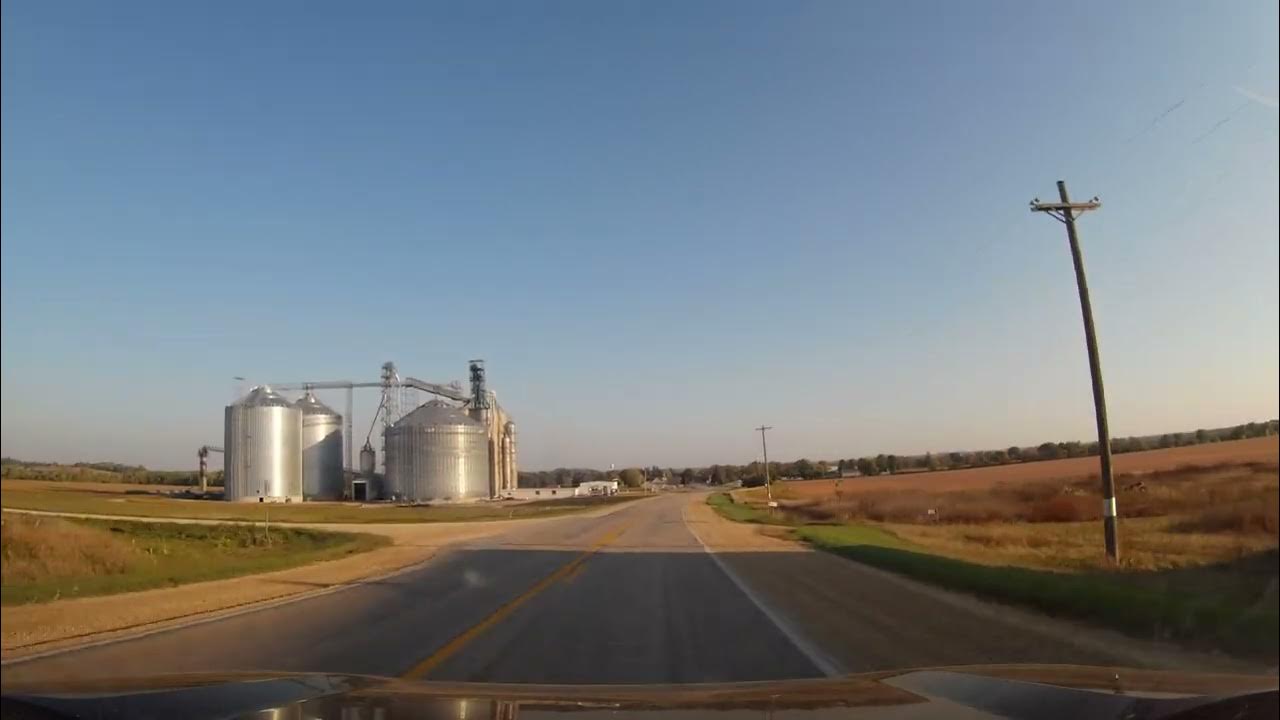 Driving Through Olin, Iowa YouTube