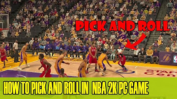 NBA 2K17 2K19 - How to Pick and Roll
