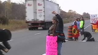 Highway 402 & Highway 21: Rally in Solidarity w/ Elsipogtog -  IDLE NO MORE