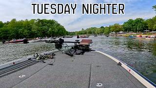 Tuesday Night Fishing Tournament (almost got the win) || Lake Chesdin Bass Fishing