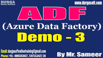 ADF (Azure Data Factory) tutorials || Demo - 3 || by Mr. Sameer On 24-11-2022 @7AM IST