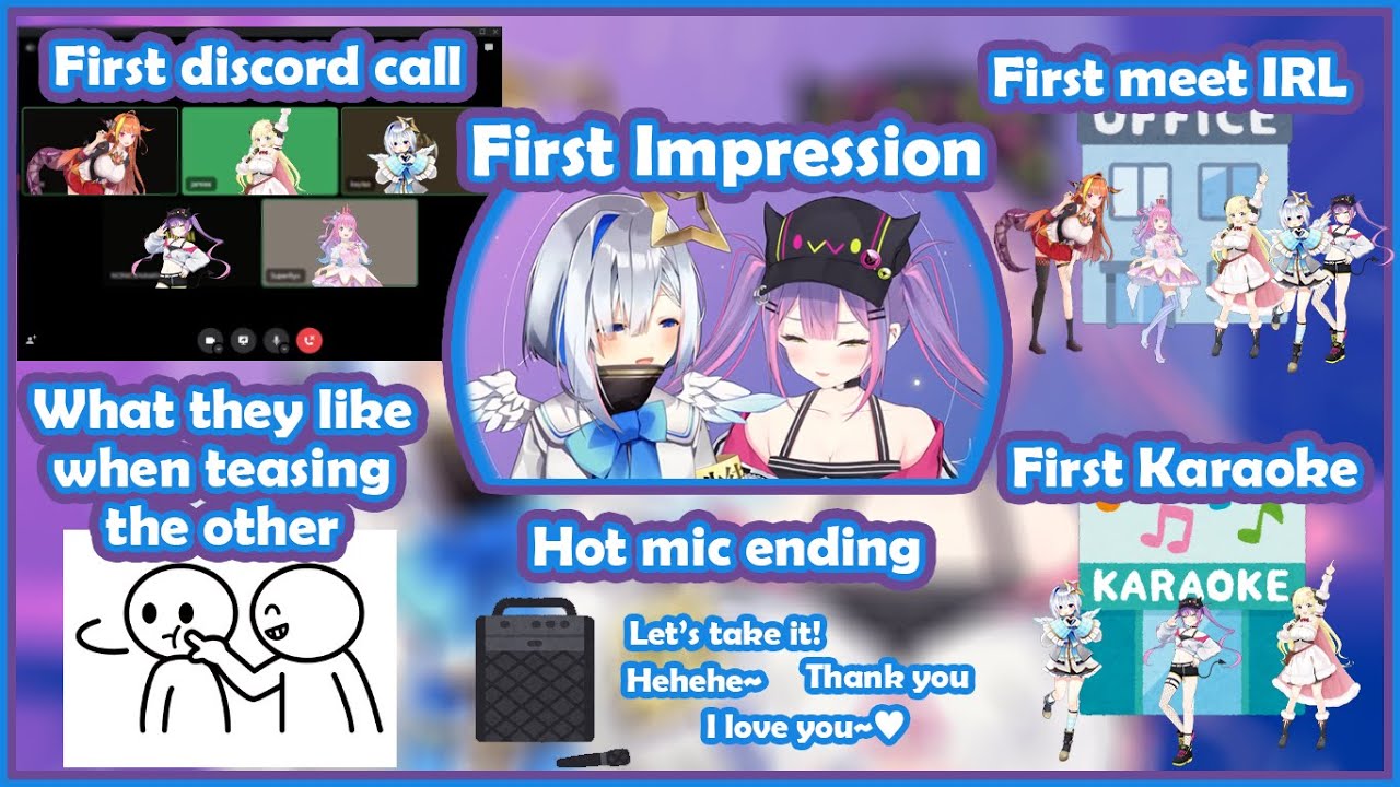 Kanata and Towa Reminisce Together While Teasing Each Other [Amane Kanata/Tokoyami Towa]