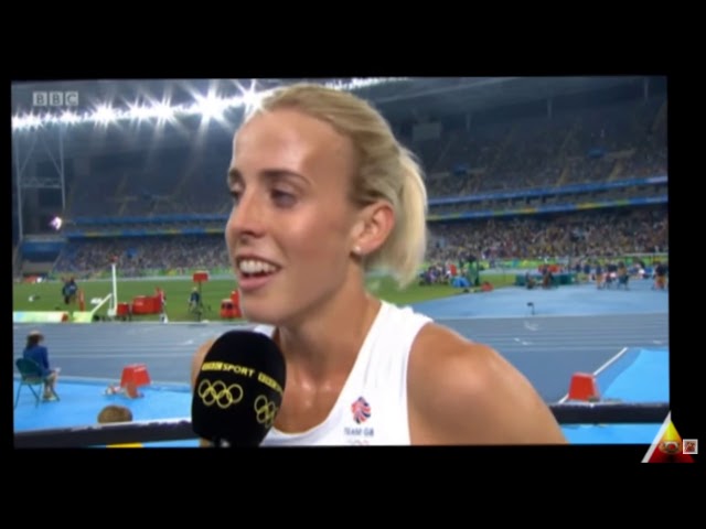 Lynsey Sharp Interview After Race With Caster Semenya - 2016 class=