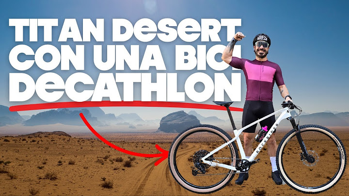 La Titan Desert con una bici DECATHLON? | Valentí Sanjuan