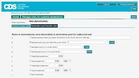 Minimum configuration for sending ITMATT and CUSITM