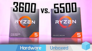 Ryzen 5 5500 vs. Ryzen 5 3600, Most Affordable Zen 3 Worth It? 21 Game Benchmark, 1080p & 1440p