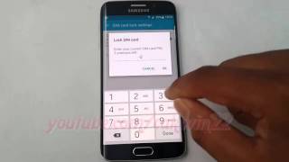 This video show how to enable or disable lock sim card on samsung
galaxy s6 edge. in tutorial i use edge sm-g925f international ...