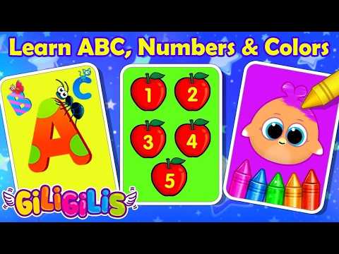 Learn the Alphabet 🎶 Explore Lowercase ABCs, Shapes, Numbers & Colors with Catchy Rhymes!