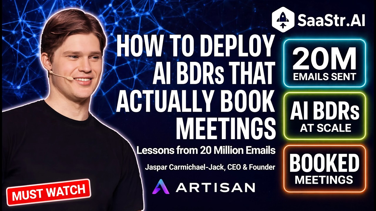 The AI BDR That Won't Cold Call (And Why That's Smart) | Artisan's Jaspar Carmichael-Jack