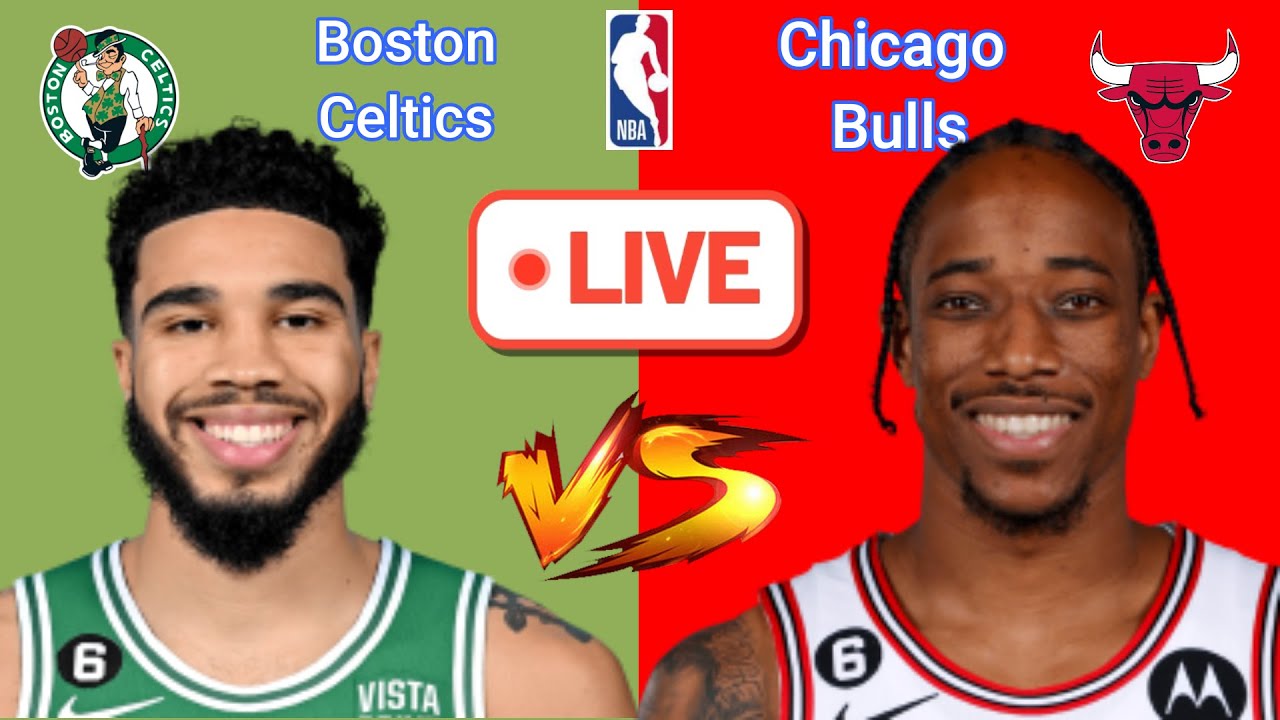 Chicago Bulls at Boston Celtics NBA Live Play by Play Scoreboard/ Interga