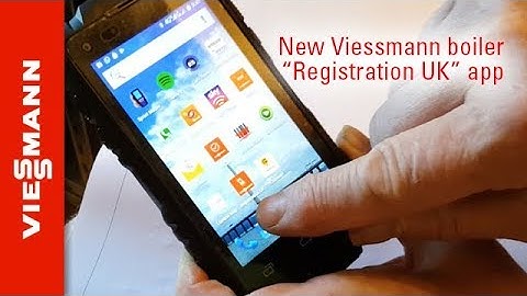 New boiler registration app