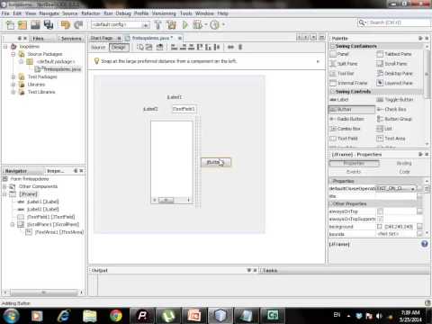 While Loop Demo using Netbean IDE