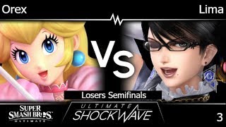USW 3 - Orex (Peach) vs Lima (Bayonetta) Losers Semifinals - SSBU