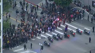George Floyd Protest in Downtown LA