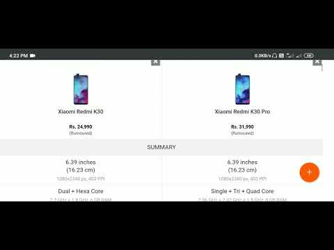 Redmi K30 Pro vs Redmi K30 Full Comparison   