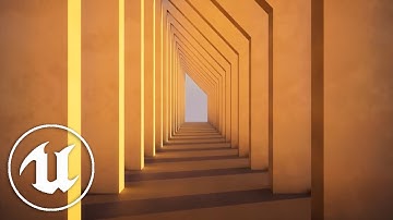 Endless Hallway Render: Unreal Engine 5