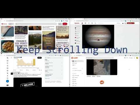 Keep scrolling down to load contents of a web page video preview 2