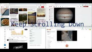 How to automatically scroll a web page down to load more contents
