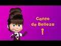 Masha y el Oso -💋 Canto de Belleza💅  (Canta con Masha! | BELLEZA PELIGROSA | Canción para Niños)