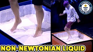 Longest Time Running On Non-Newtonian Fluid - Guinness World Records screenshot 2