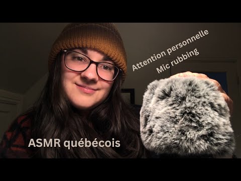 ASMR québécois | Fluffy Mic Rubbing