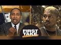 Stephen A. Smith strongly reacts to Kanye West's slavery comments on TMZ | First Take | ESPN