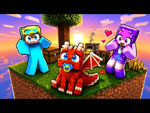 Minecraft but I Pretended to be a BABY DRAGON
