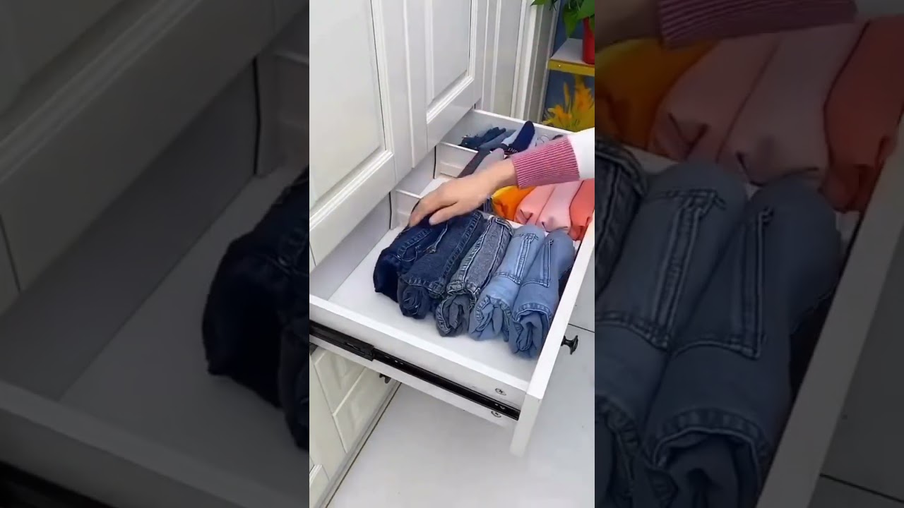 Make your life easier with this adjustable retractable drawer divider Link in Comment & Bio