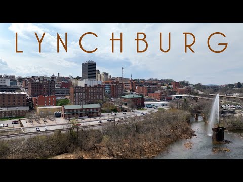 Filming Lynchburg Virginia - A beautiful Southern city at the beginning of Spring in 2023