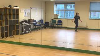 Grade 3 tap step warm up