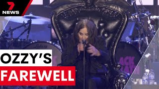 Metalheads say farewell to Ozzy Osbourne | 7NEWS
