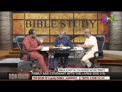 BIBLE STUDY 29 [7TH SUNDAY AFTER TRINITY: THE BANE OF A godly FAMILY - ANARCHY]