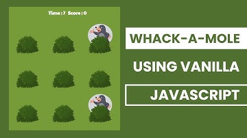 Demo: WHACK-A-MOLE Game Using HTML, CSS & Vanilla JavaScript | JavaScript Game Project for Beginner