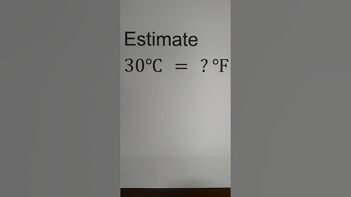 CONVERT Celsius to Fahrenheit