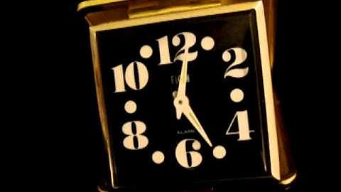 Elgin Alarm Clock.wmv