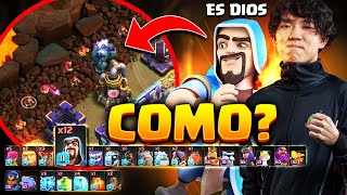 La ÚLTIMA LOCURA del *MEJOR JUGADOR* de TODO CLASH OF CLANS 🤯 El ataque MEGA de TH9 pero es TH15