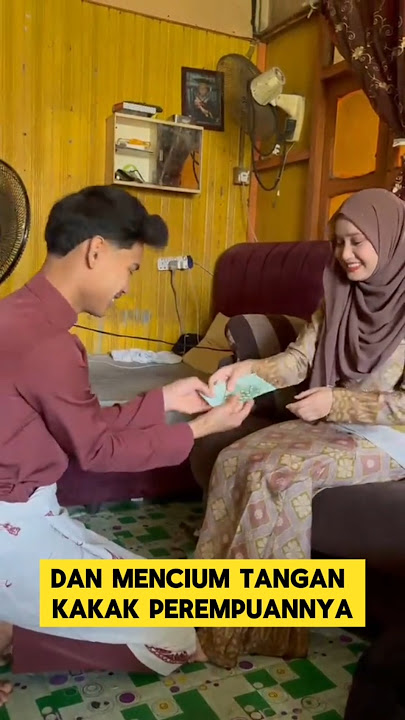 momen lucu ketika adik minta maaf lebaran sama kakaknya ‼️‼️ #ngakak #lucu #lebaran #adik #kakak