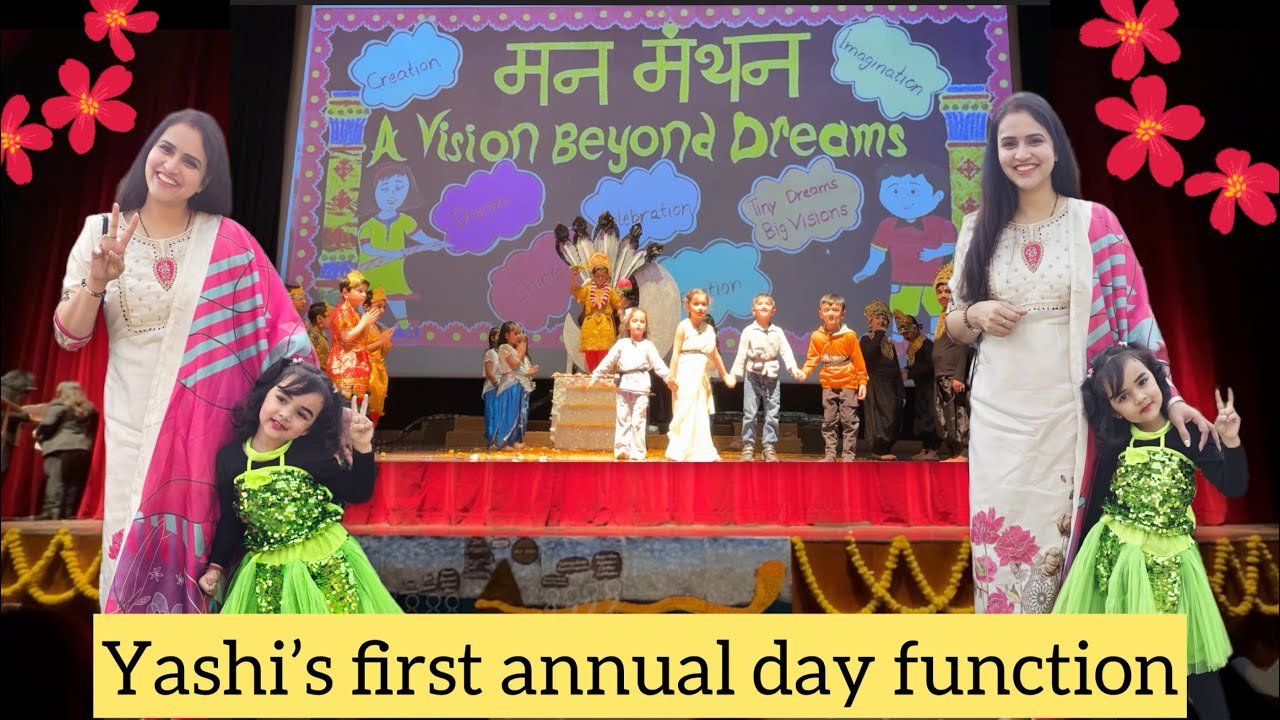 My Daughter’s First Annual Day ️| Proud Mom Moments | Dance & Singing ...