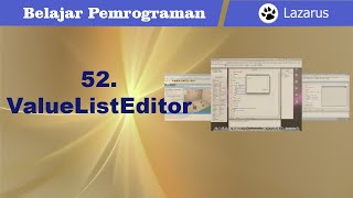 Learn Programming Lazarus 52 ValueListEditor
