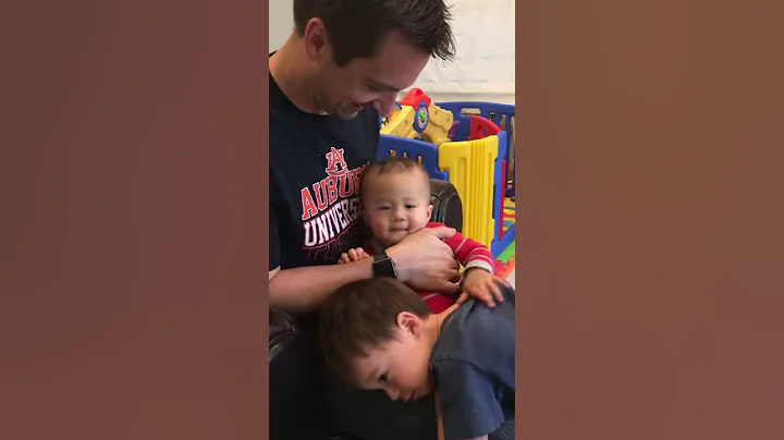 Liam's first word : Ah-Ma (Grandma)