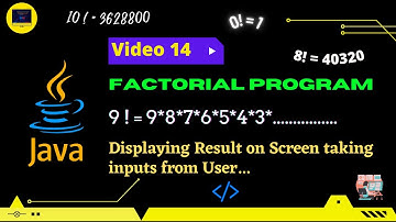 #14 Factorial Program in Java | What is Factorial | How to use Factorial in Java | FAQ