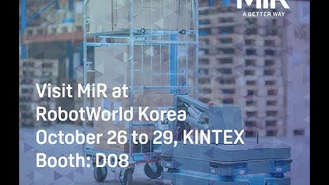 MiR at Robot World Korea 2022