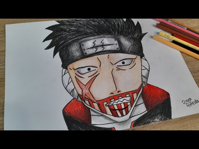 COMO DESENHAR O KAKASHI ANBU (Naruto Shippuden) - Gilmar Marcel 