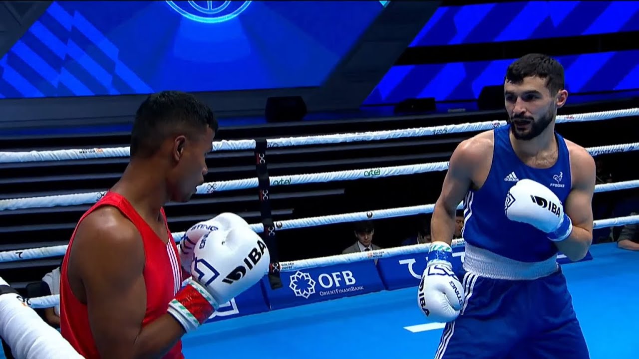 Boxing Ina R64 (63.5KG) MANDIANGAN MATIUS (INA) vs HAMRAOUI LOUNES (FRA) | IBA ...