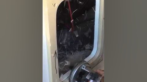 Final router cutting of hatch on Triumph Skiff