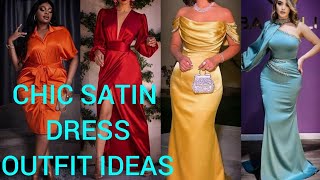 Classy Chic Satin Dress Outfit Ideas For Ladies - How To Look Chic Yet Classy In Satin Dresses? screenshot 3